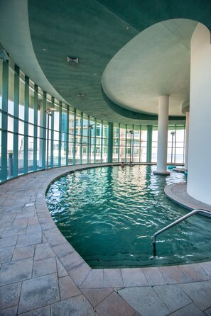 Indoor pool, a heated pool