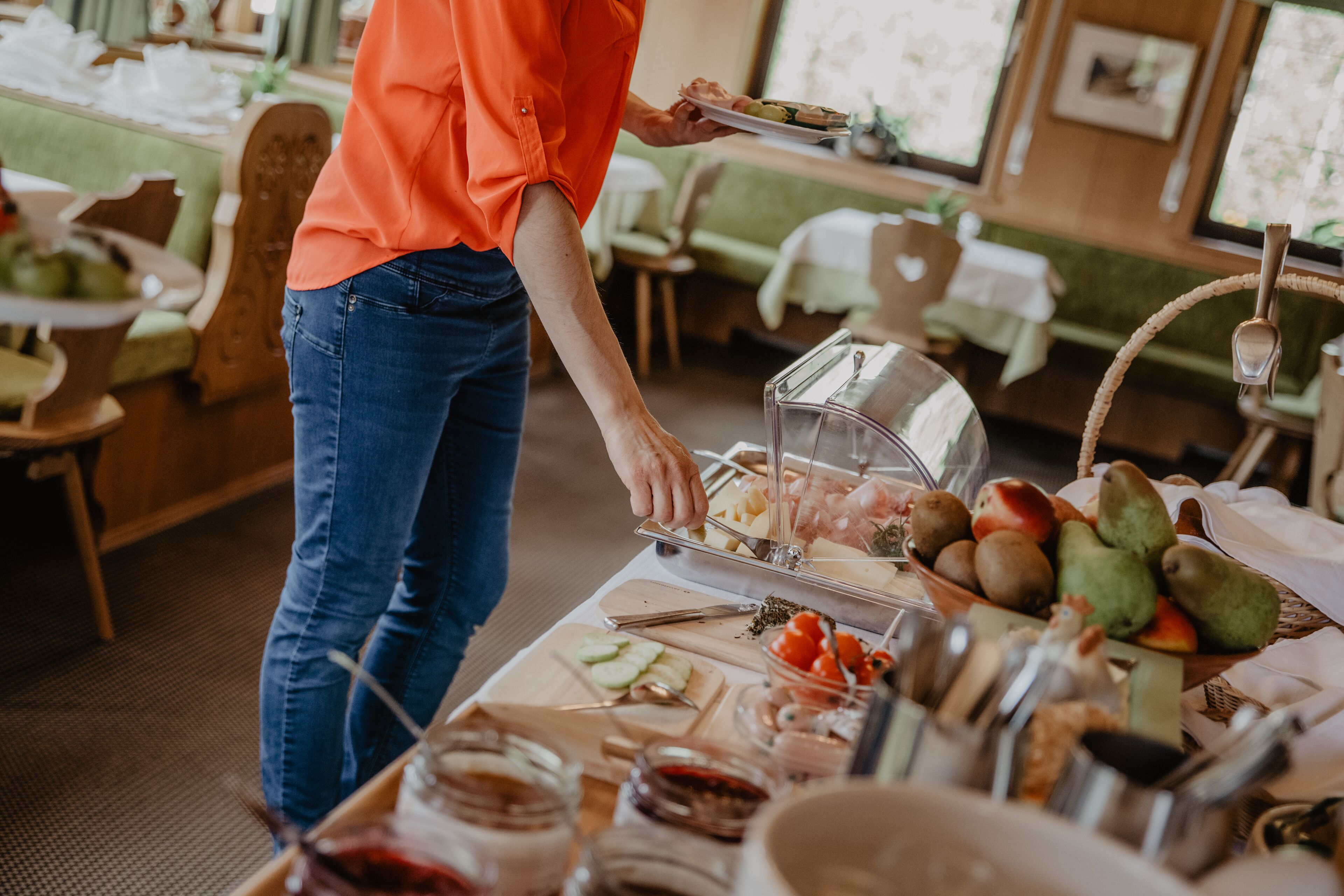 Daily buffet breakfast (EUR 15 per person)