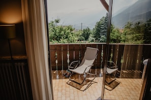 Panoramic Double Room, Balcony, Mountain View | Balcony view - Pension Feldgärtenhof (Silandro)