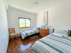 3 bedrooms, iron/ironing board, travel crib, free WiFi