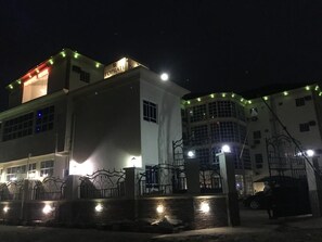 Front of property – evening/night