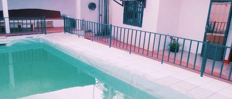 Indoor pool, a heated pool