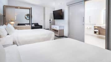 Suite, Multiple Beds | Blackout curtains, iron/ironing board, bed sheets