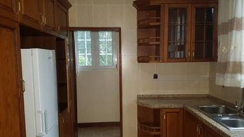 Microwave, coffee/tea maker, cookware/dishes/utensils