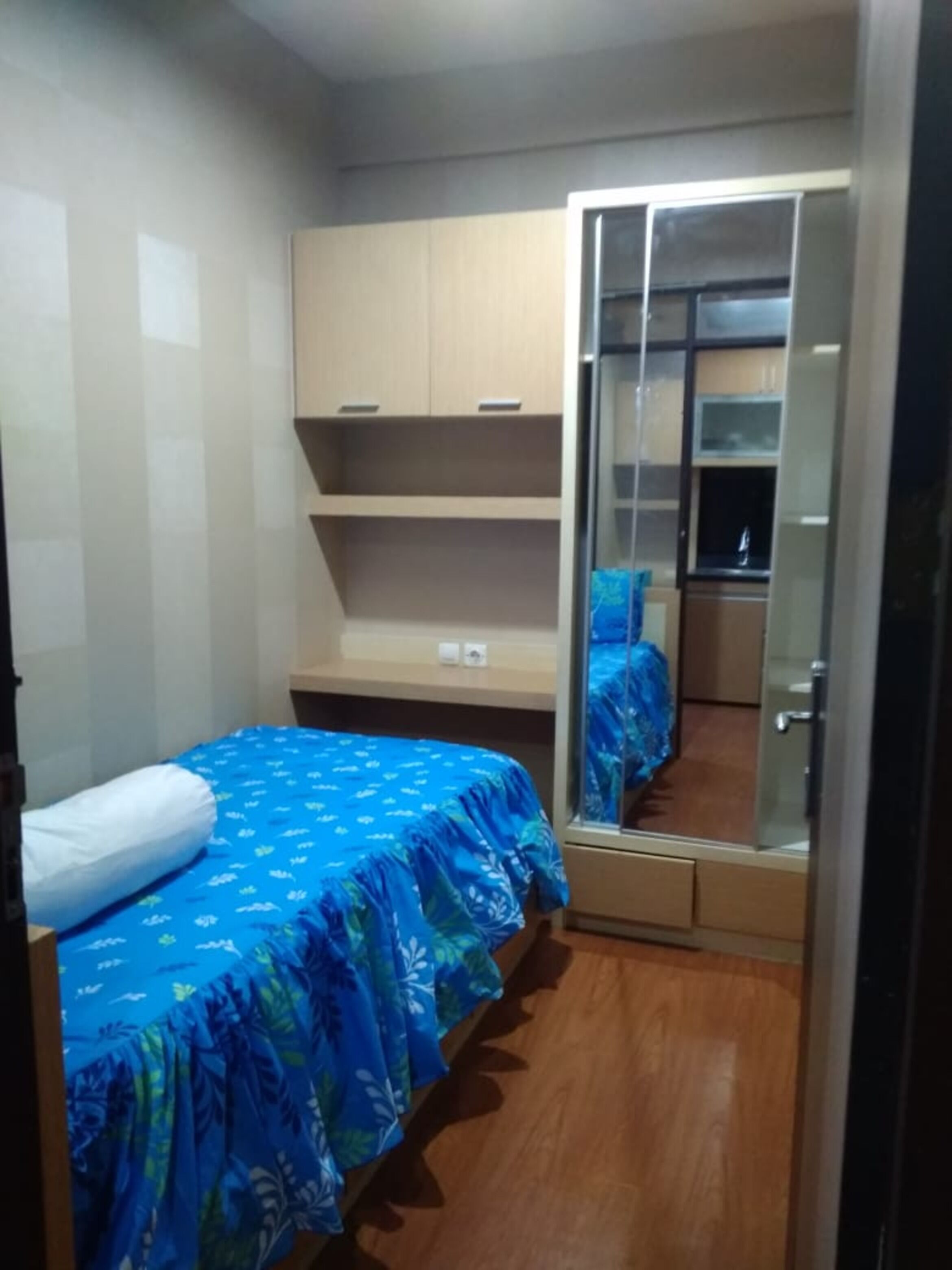 Individually decorated, individually furnished, desk, bed sheets