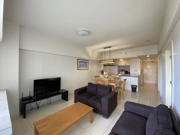 2 Bedroom | Living area | Flat-screen TV