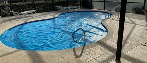 Udendørs pool, opvarmet pool