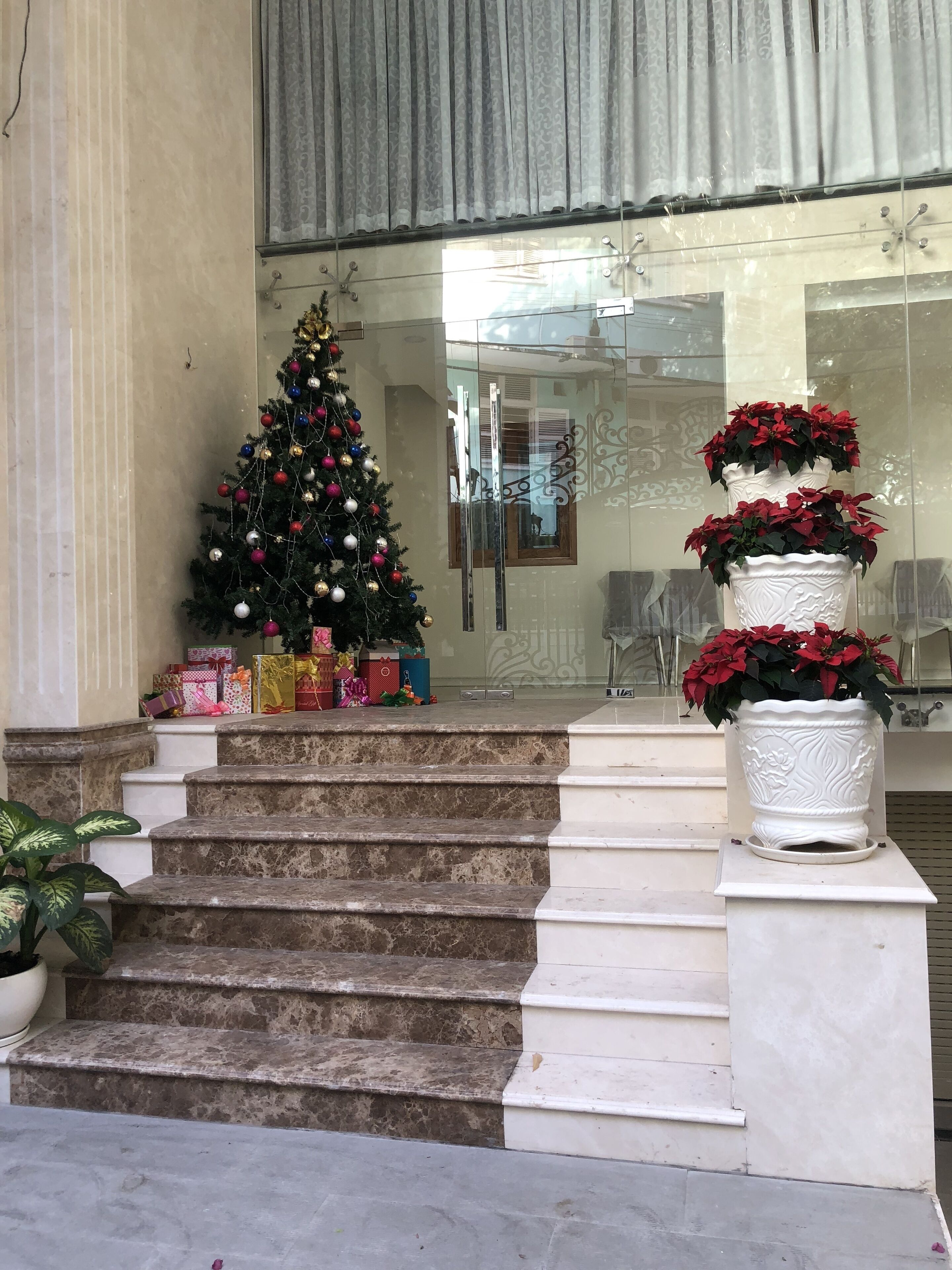 Interior entrance