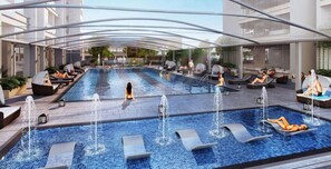 Indoor pool - TCOO Luxury Apartment (Hanoi)