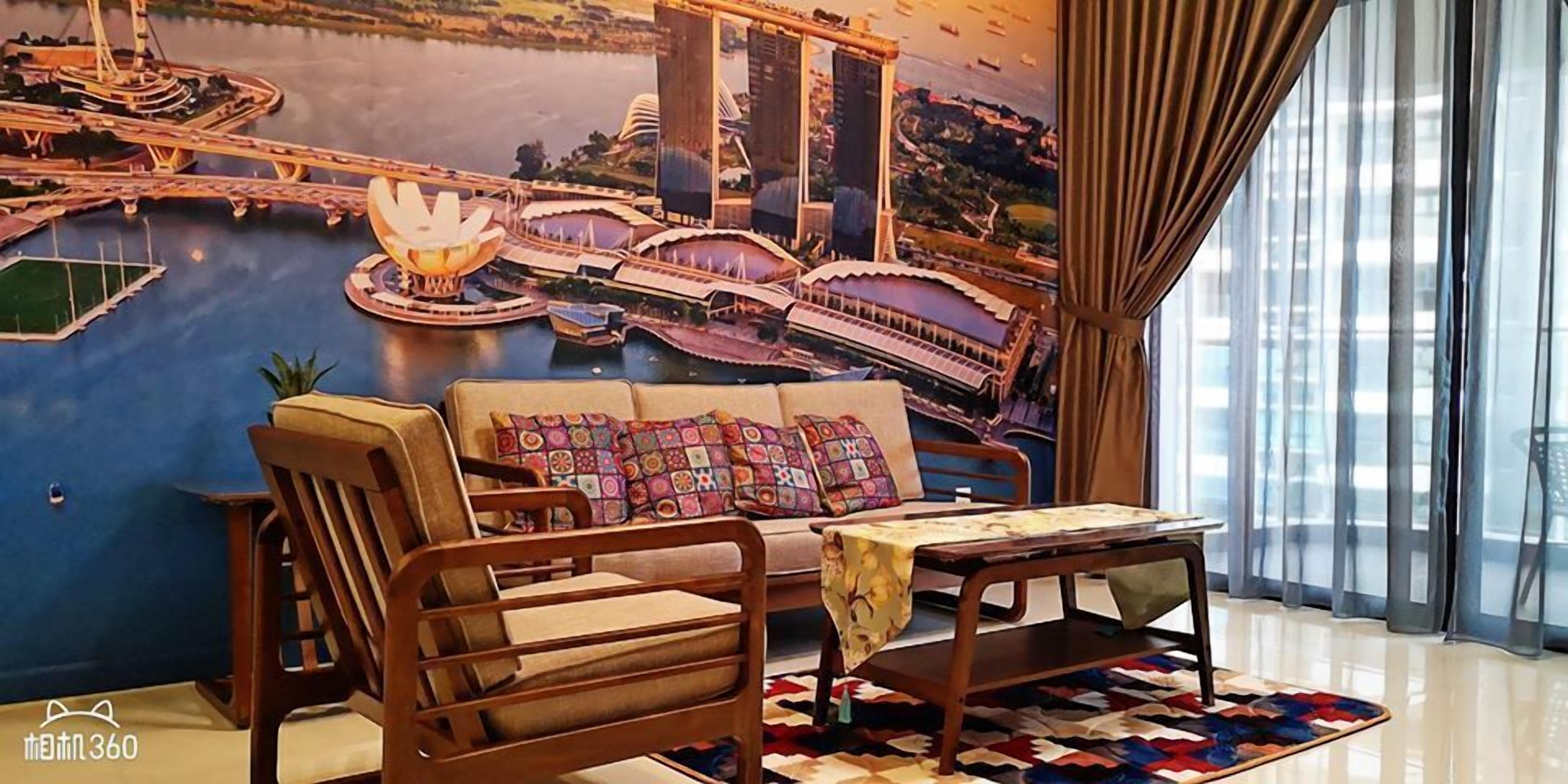 Family Suite, 2 Bedrooms | Ruang tamu | TV skrin rata 