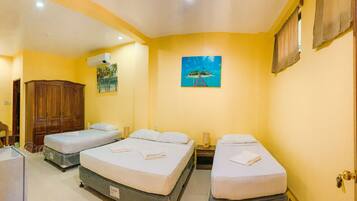 Individually furnished, free WiFi, bed sheets