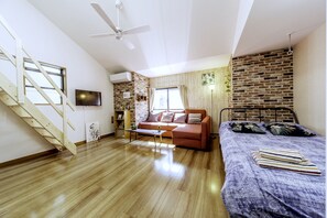 Nestle Tokyo Duplex Itabashi 02 | Living area | Flat-screen TV - Nestle Tokyo Duplex Itabashi 02 (Tokyo)