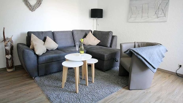 TV - Strandnahe Ferienwohnung 22 im Appartmenthaus Poseidon Duhnen (Cuxhaven)