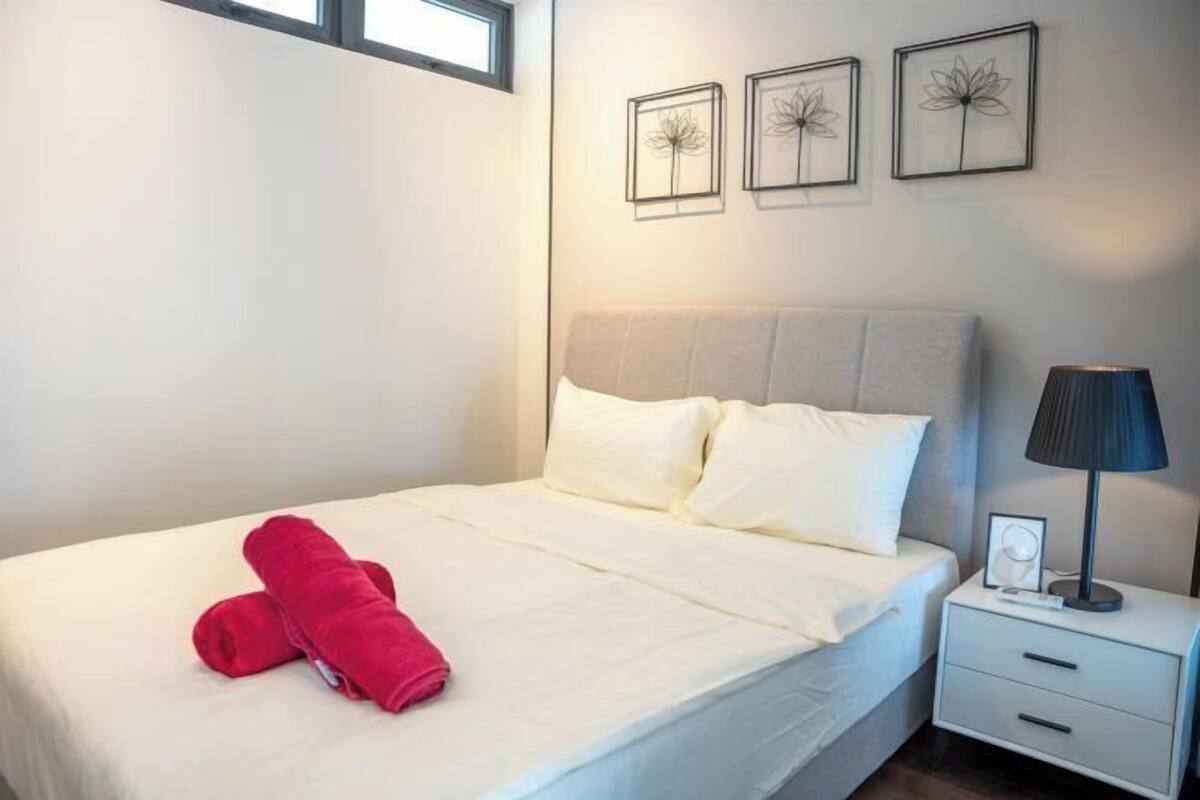 1 bedroom, desk, iron/ironing board