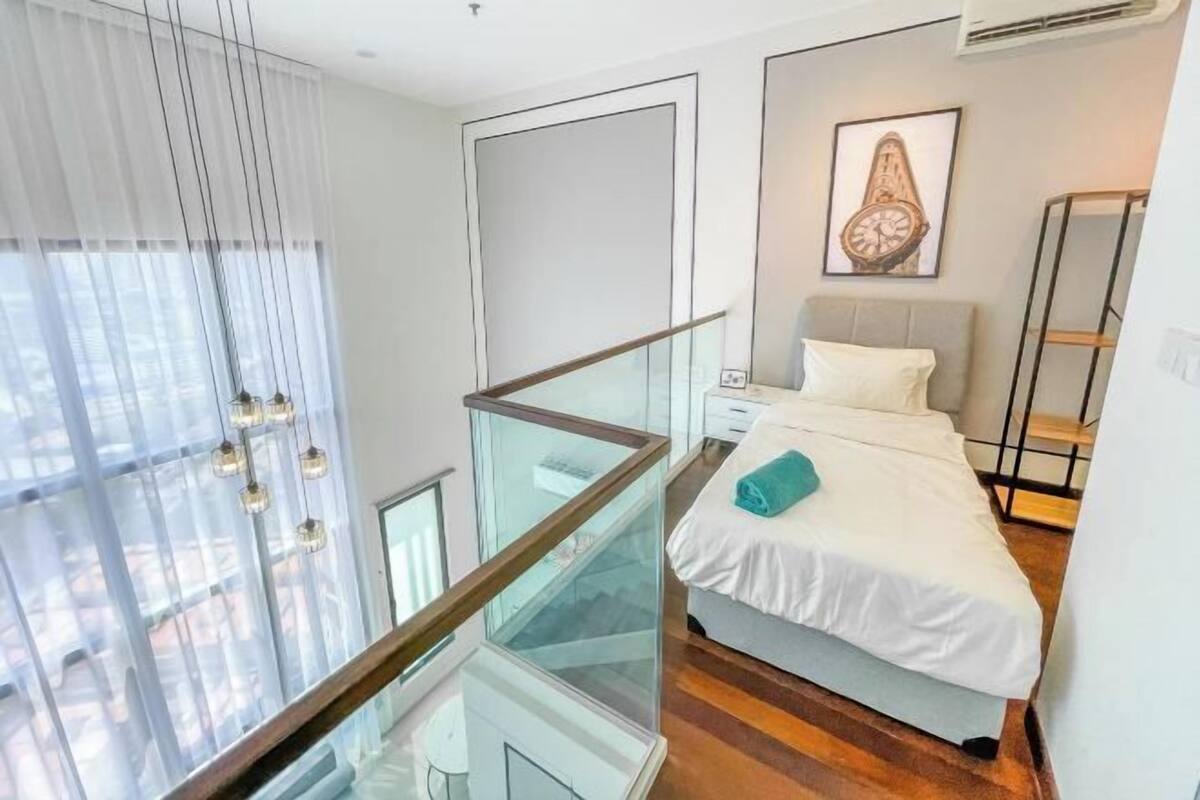 1 bedroom, desk, iron/ironing board