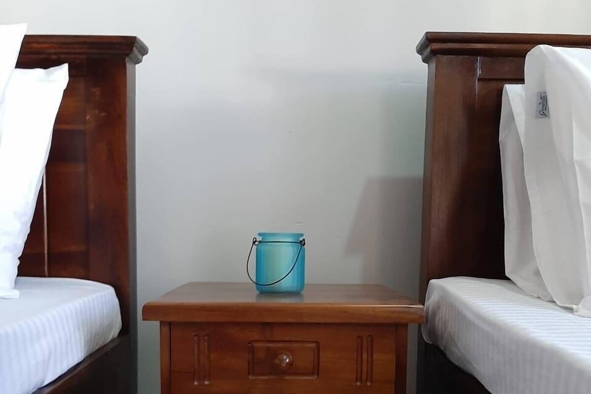 Double or Twin Room | Desk, laptop workspace, blackout drapes, soundproofing