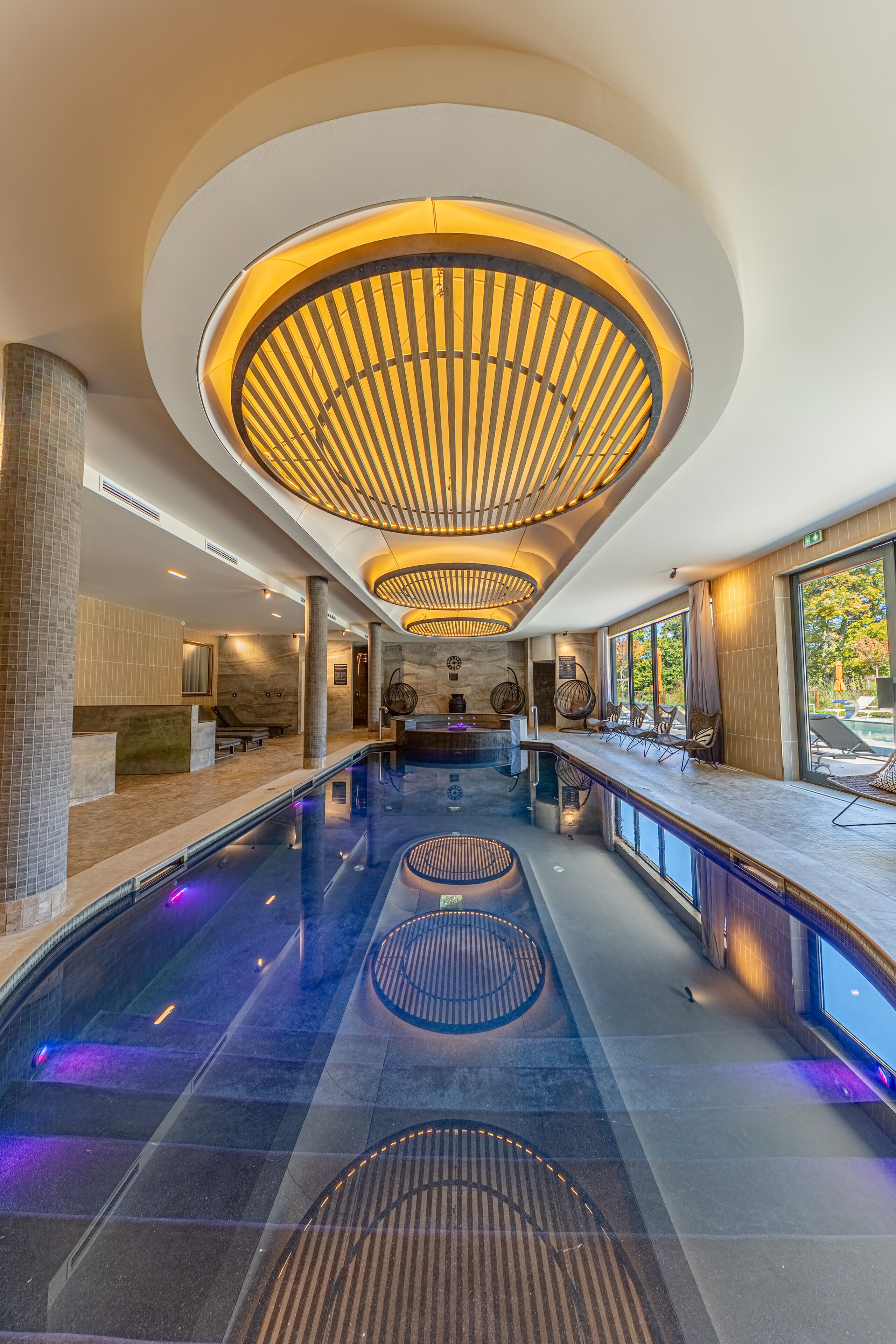 Salas de tratamiento para parejas, sauna, baño de vapor y masajes 