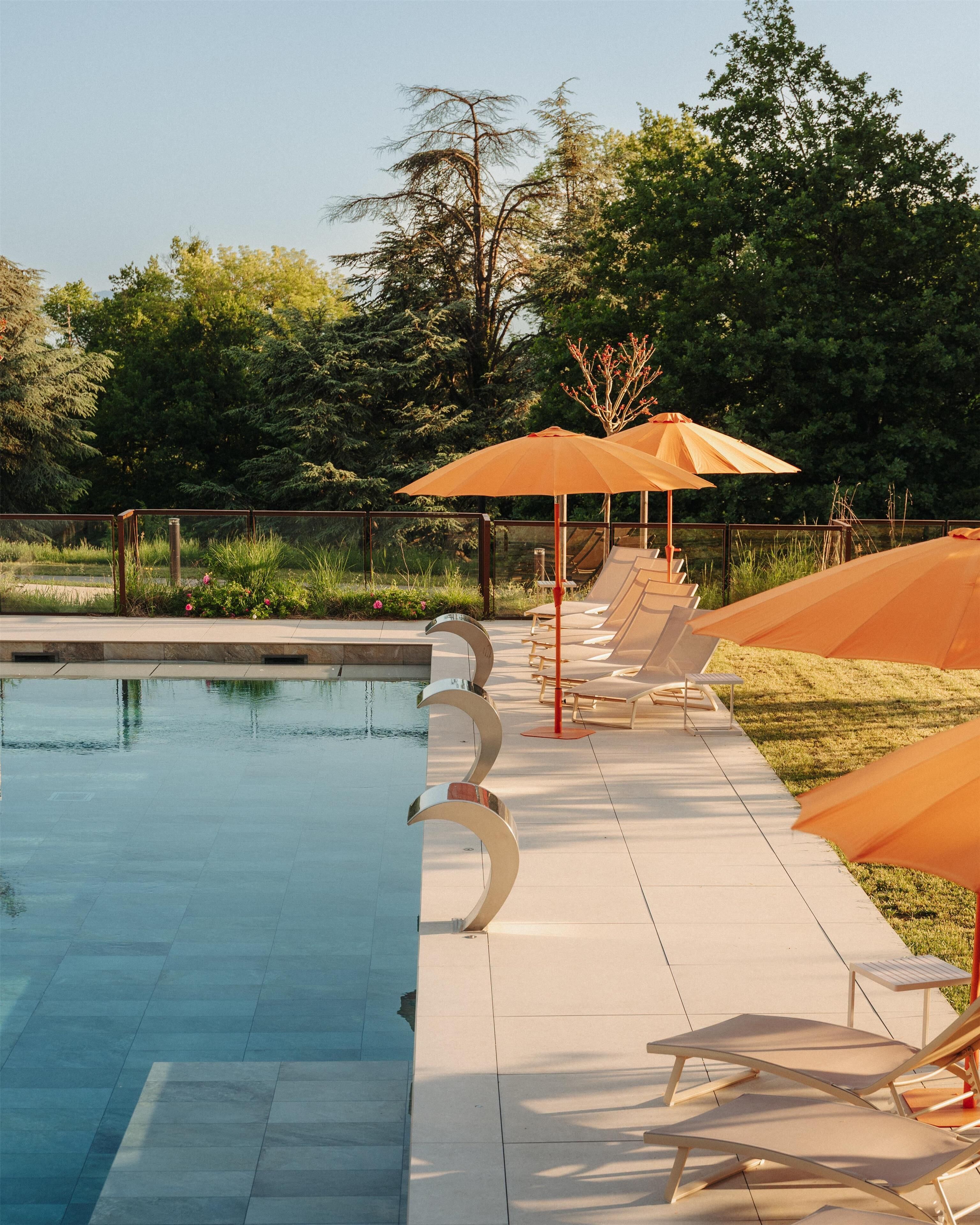 Indoor pool, seasonal outdoor pool