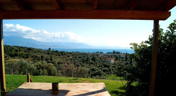 Property grounds - "Greek Boho" Luxurious Villa near Nafpaktos! (NAFPAKTOS, Peloponnese)