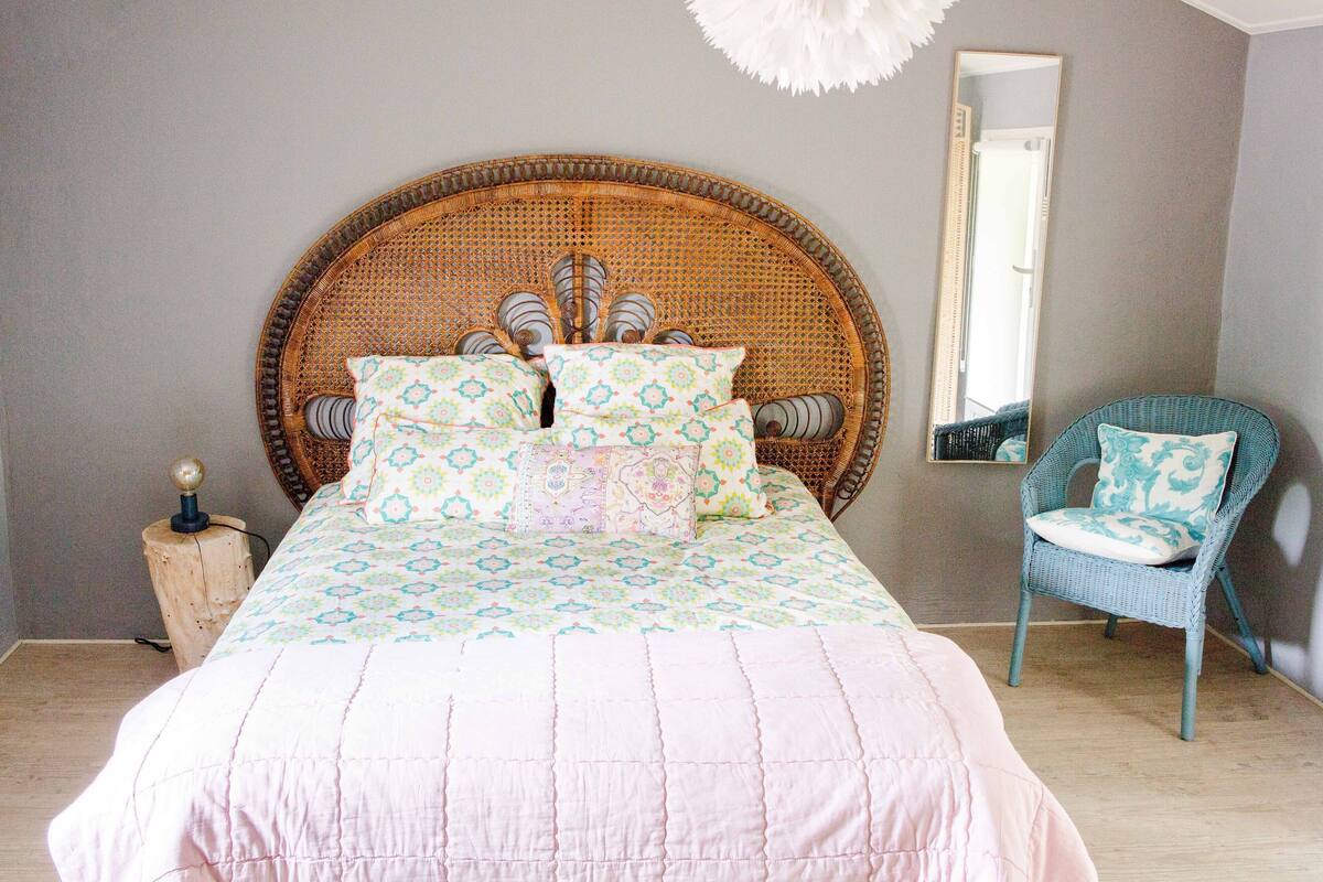 Individually decorated, individually furnished, desk, blackout curtains