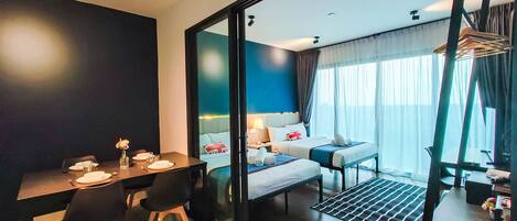 1 soverom, strykejern/-brett, wi-fi (inkludert) og sengetøy