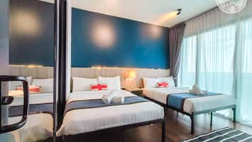 1 kamar tidur, setrika/meja setrika, Wi-Fi gratis, dan seprai linen