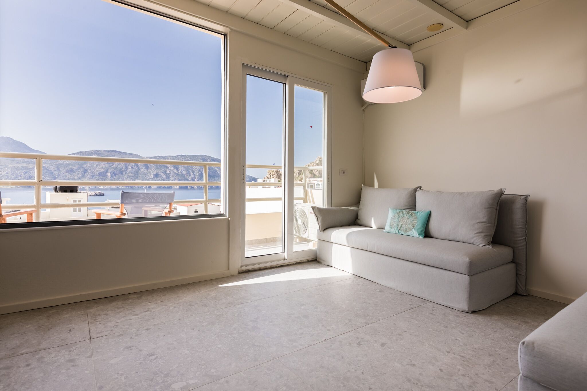 Penthouse, Balcony, Harbour View | Living area | 42-inch flat-screen TV with satellite channels