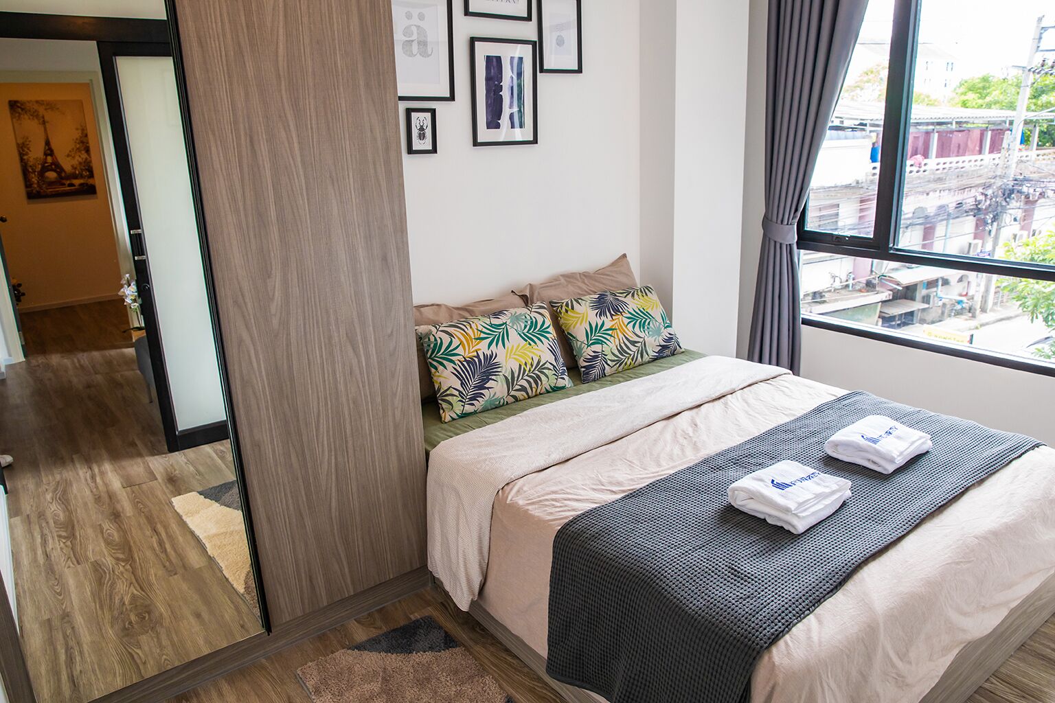 舒適公寓, 2 間臥室 | 2 間睡房、遮光窗簾/窗簾、免費 Wi-Fi、床單