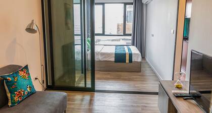 Apartment 450m from BTS with Sky Pool - bkbloft3