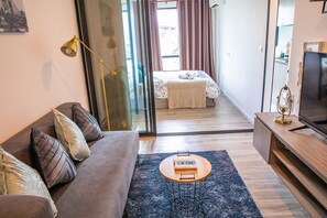 Comfort-Apartment, 1 Schlafzimmer | Wohnbereich