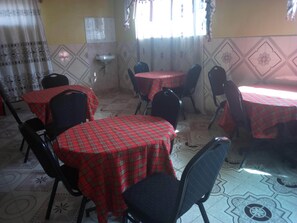 Breakfast, lunch, dinner served; local and international cuisine 