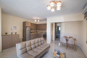 Apartment, 1 Bedroom | Living area | Flat-screen TV - Bounatsa Studios & Apartments (Lefkada)