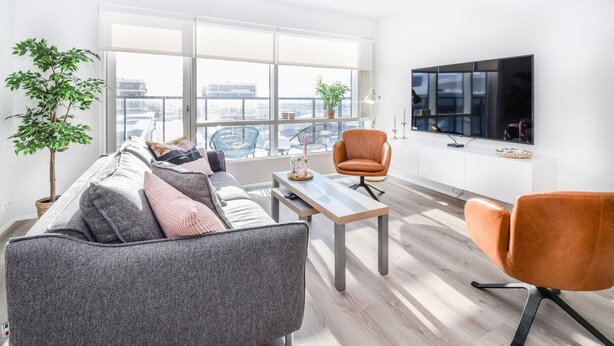 Luksusleilighet, 2 soverom | Oppholdsområde