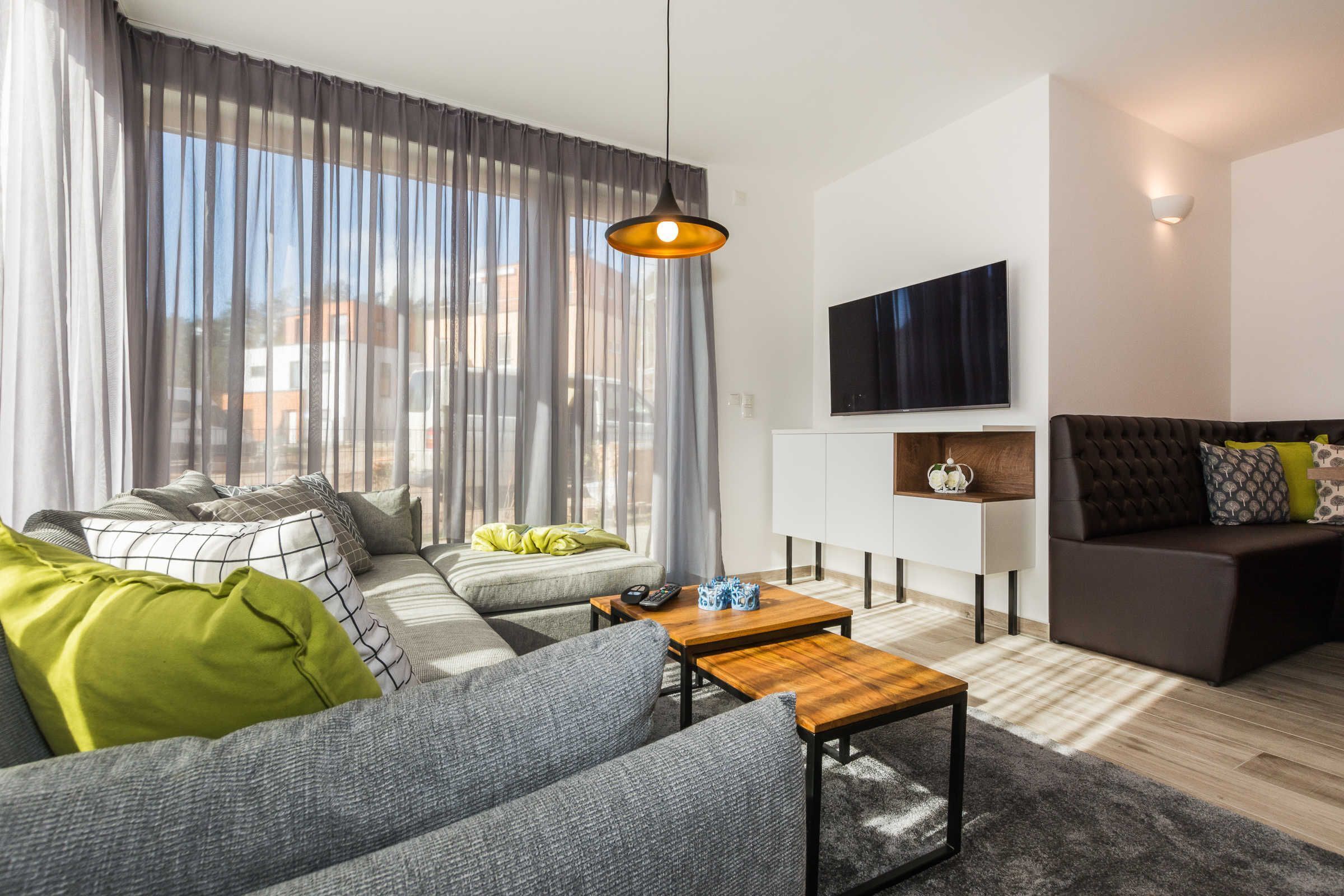 Flachbildfernseher, Kamin