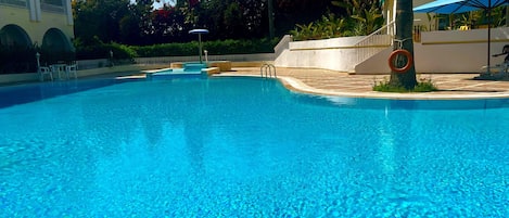 Seasonal outdoor pool