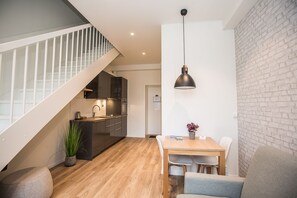Leilighet – standard | Eget kjøkken | Ovn, kokeplater, oppvaskmaskin og kjøkkenutstyr