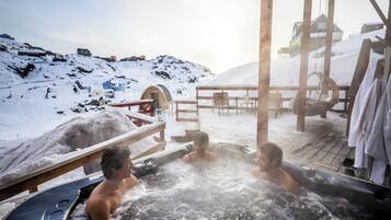 Idromassaggio all'aperto