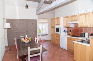 Oven, dishwasher, coffee/tea maker, toaster