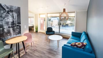 Apartment, 1 Bedroom | Living area | Heated floors