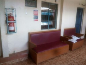 Sitteområde i lobbyen