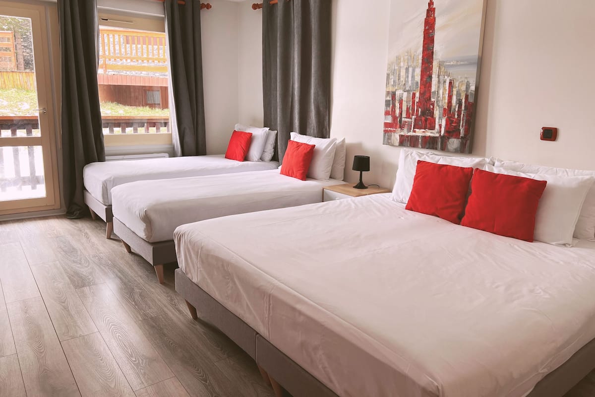 Phòng 4 dành cho gia đình | Màn/rèm cản sáng, nôi (giường cho trẻ sơ sinh) miễn phí