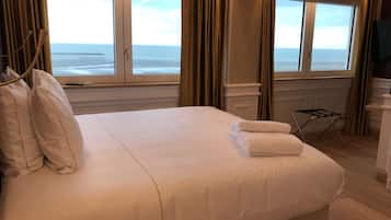 Doppia Deluxe, vista mare | 1 camera, biancheria da letto di alta qualità, materassi a doppio strato