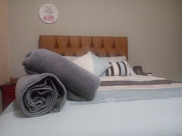 2 bedrooms, in-room safe, iron/ironing board, WiFi