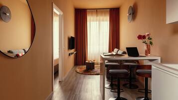 Apartament superior | Llençols de cotó egipci, roba de llit d'alta qualitat i wifi gratuïta