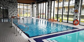 Indoor pool, a heated pool