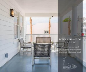 Terrace/patio - Boutique Home & Resort Pool 'Dewees' (Charleston)