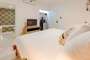 2 habitaciones, cuna de viaje, wifi gratis y ropa de cama 