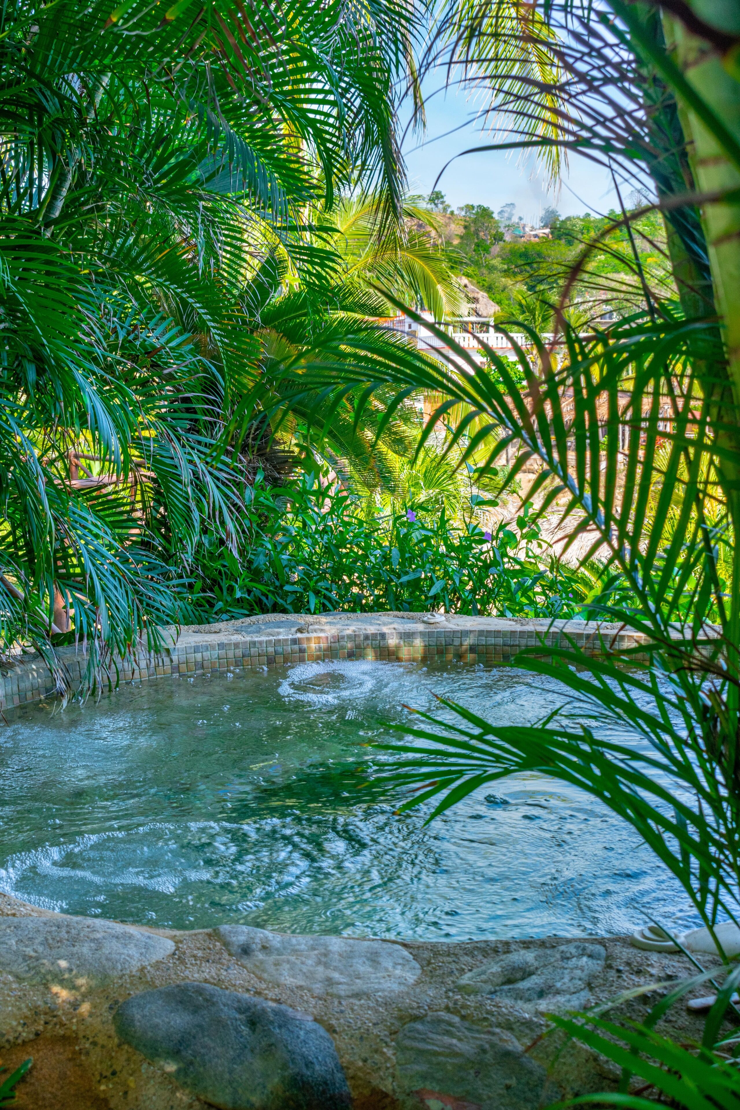 deluxe villa | private spa tub
