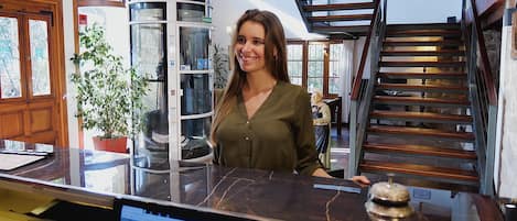 숙박 시설 입구