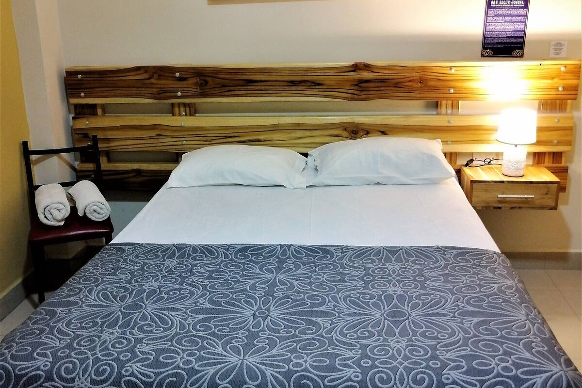 Down duvets, memory-foam beds, in-room safe, blackout curtains